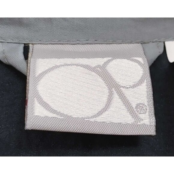 Vintage Ocean Pacific Jacket Men Medium Black Gray Windbreaker Nylon 90s - Picture 3 of 7